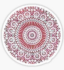 red capricorn Sticker