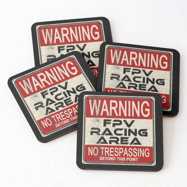 Item preview, FPV Racing Area - No Trespassing designed and sold by Shirtrick.
