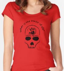 Silence, my brother. Women's Fitted Scoop T-Shirt