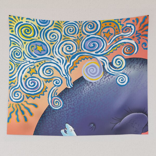 Item preview, Whale Waterspout and Polar Bear Art Childrens Room Decor designed and sold by Stephen Chambers / The Pop Art Factory.