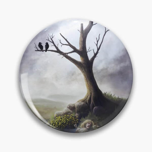 Item preview, The Twa Corbies - Fine Art Print designed and sold by Sydney_Cardew.