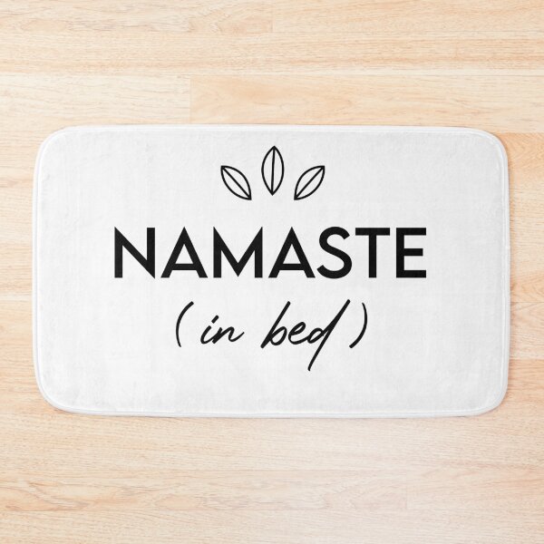 Artikelvorschau, Namaste (im Bett) entworfen und verkauft von Inspire Creativity.