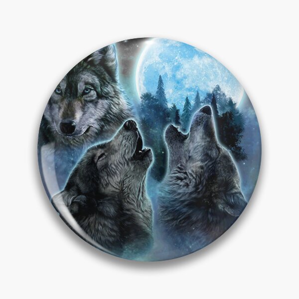 Item preview, Three Wolves and Moon designed and sold by babyvn04.