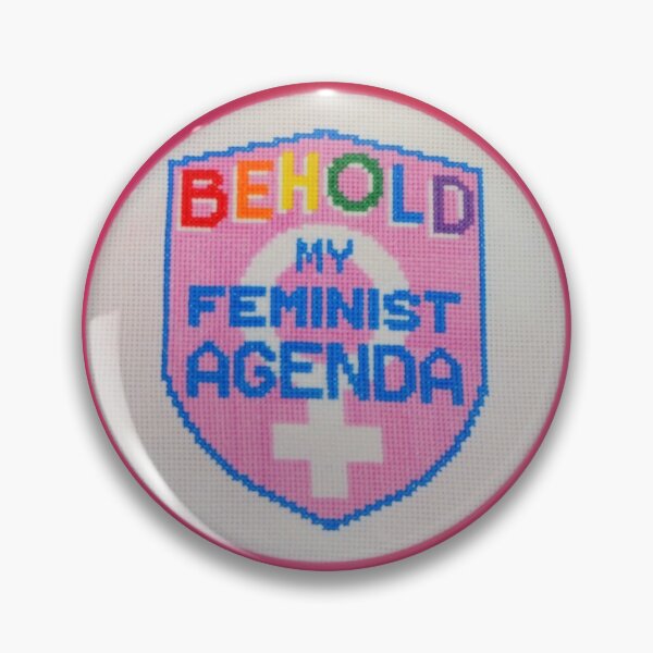 Item preview, Feminist Agenda Sticker designed and sold by designolo.