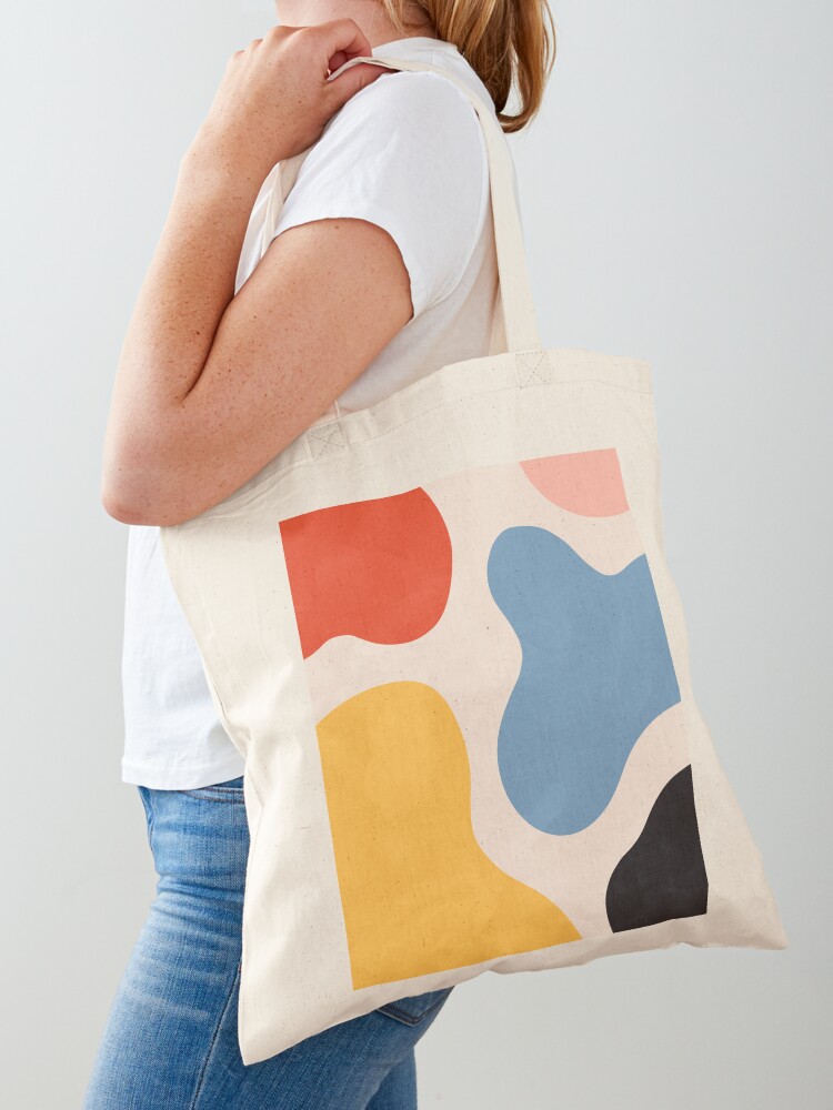 Mini Tote Bag / Organic Canvas Fabric / Trendy Tote Bag / Crossbody Bag /  Aesthetic Tote Bag / Canvas Tote Bag 