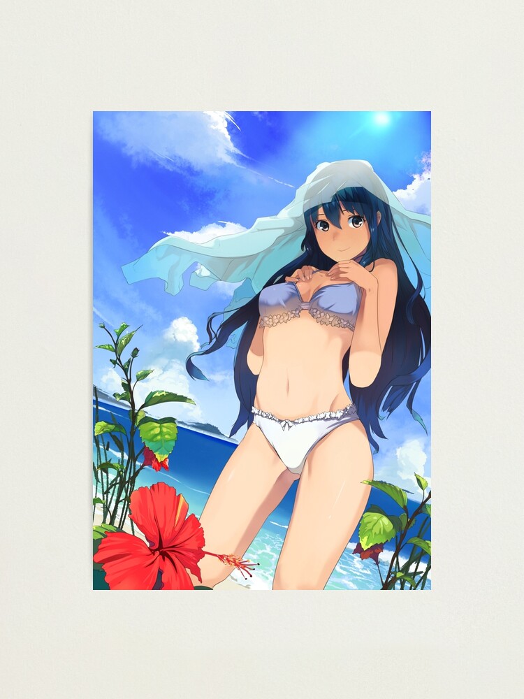 Anime girl underwear Photographic Print by Reynoka