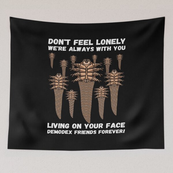 Item preview, Demodex Bugs Science Geek Biology Mites Skincare Joke Gift designed and sold by MerchStudy.