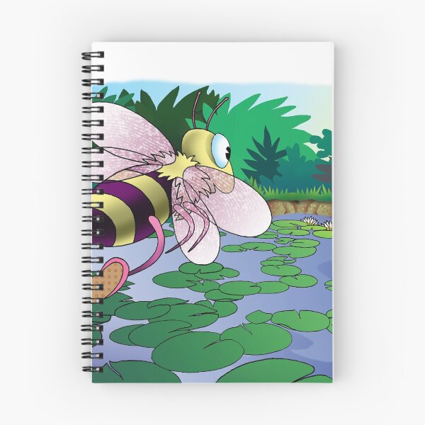 Item preview, Bee and Frog Pond Art Childrens Room Decor designed and sold by Stephen Chambers / The Pop Art Factory.