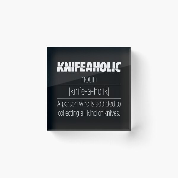 Item preview, Knifeaholic knives Collector designed and sold by inkedtee.