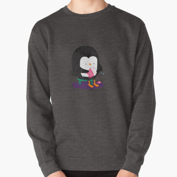 Tricot Penguin Pullover Sweatshirt