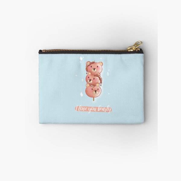 Item preview, I love you bearly bear mitarashi dango pastries and desserts pun card designed and sold by AliciaBarten.