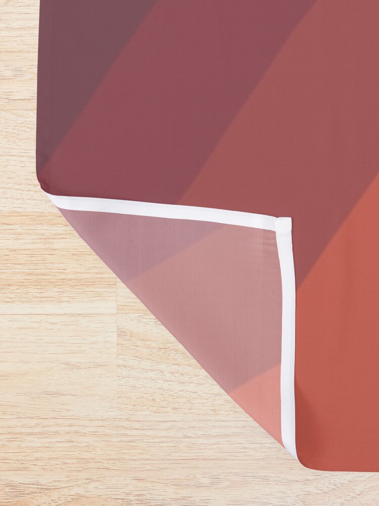 Alternate view of Rainbow Peak Shower Curtain