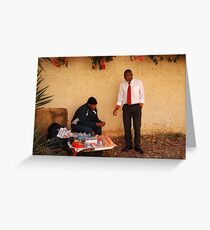 the man outside Greeting Card