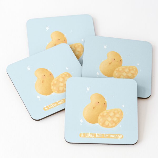 Item preview, It takes two to mango mango pun card designed and sold by AliciaBarten.