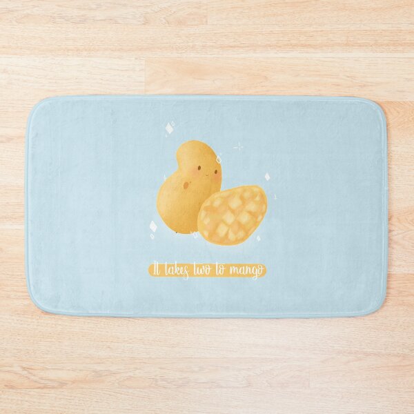 Item preview, It takes two to mango mango pun card designed and sold by AliciaBarten.