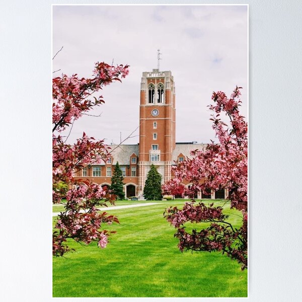 Item preview, John Carroll University clock tower- spring designed and sold by tbyrne32.