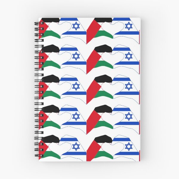 Item preview, We Heart Palestine & Israel Patriot Flag Series designed and sold by Carbon-Fibre Media.