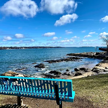 Artwork thumbnail, Blue Bench by Ruth Curtis