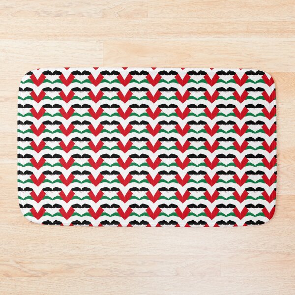 Item preview, We Heart Palestine Patriot Flag Series (Double) designed and sold by Carbon-Fibre Media.