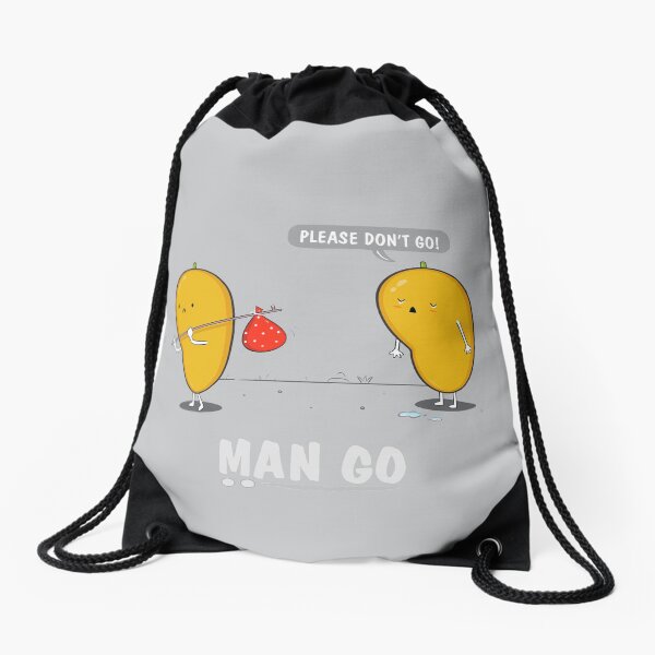 Man go Drawstring Bag