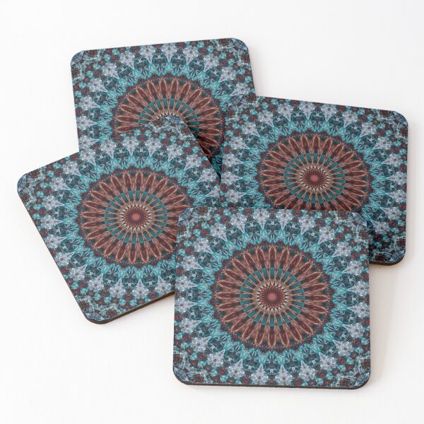 Item preview, Light blue and brown mandala designed and sold by JBlaminsky.
