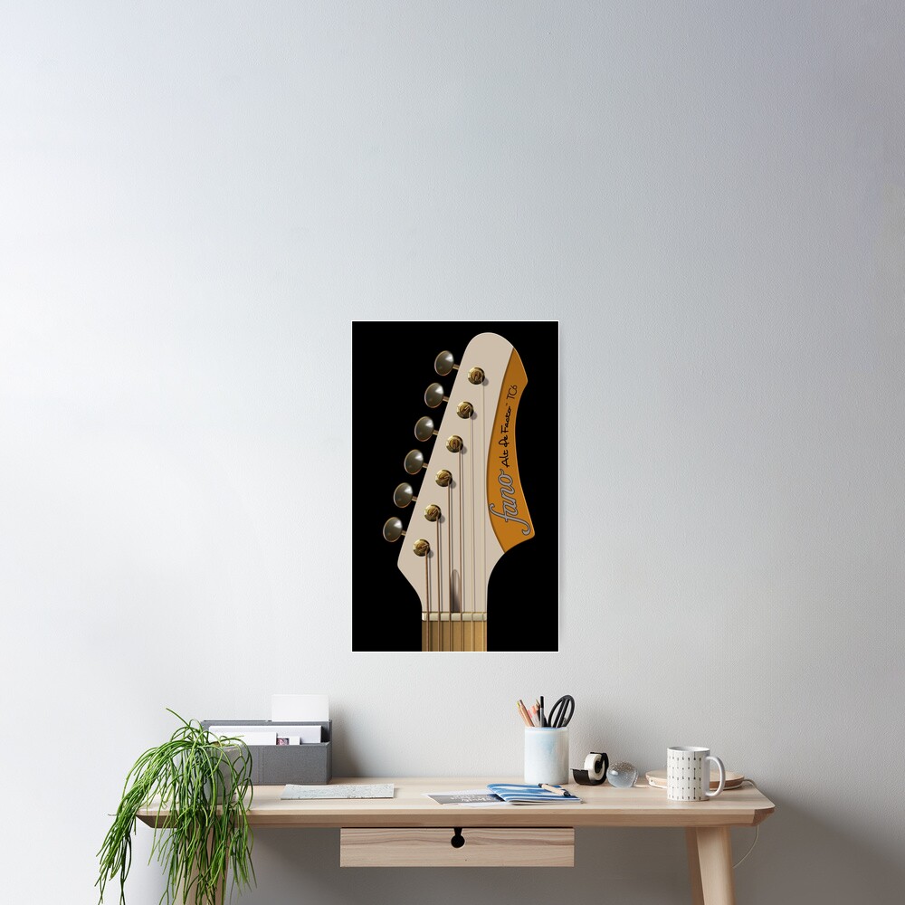 GUITAR HEADSTOCK ART - FANO TC6