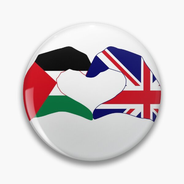Item preview, We Heart Palestine & UK Patriot Flag Series designed and sold by Carbon-Fibre Media.