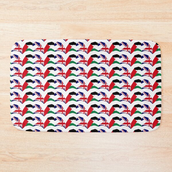 Item preview, We Heart Palestine & UK Patriot Flag Series designed and sold by Carbon-Fibre Media.