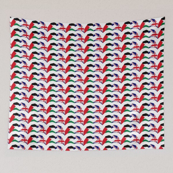 Item preview, We Heart Palestine & UK Patriot Flag Series designed and sold by Carbon-Fibre Media.