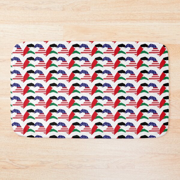 Item preview, We Heart Palestine & USA Patriot Flag Series designed and sold by Carbon-Fibre Media.