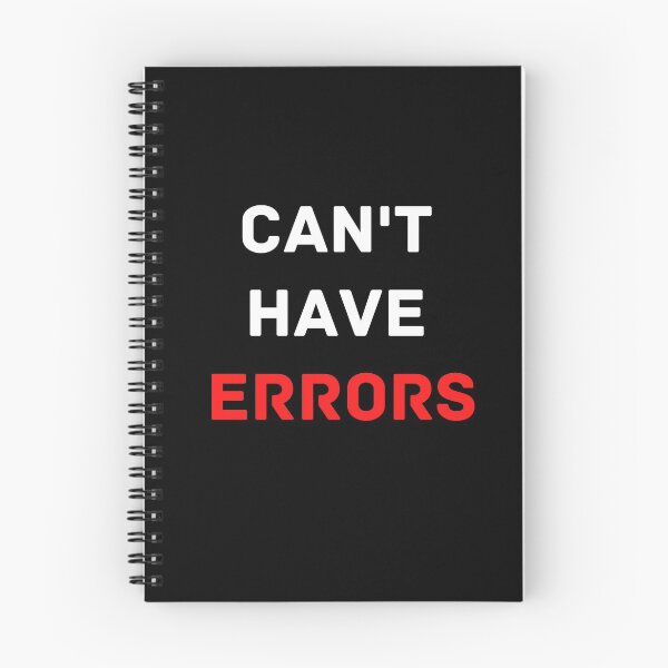 Item preview, Can't Have Errors - Best Funny Programmer Gift designed and sold by sviatos.