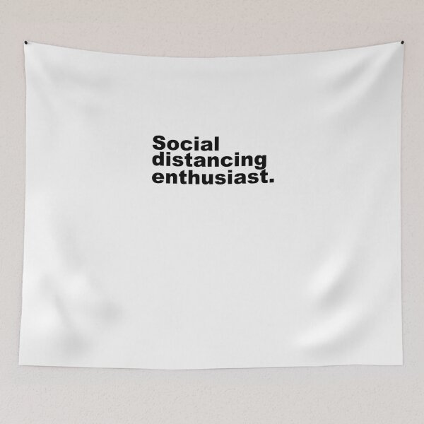 Item preview,  Social distancing Enthusiast 2020 Quarantine designed and sold by thehafdesigner.