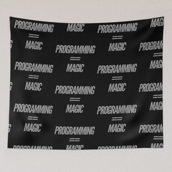 Item preview, Programming Is Magic - Best Funny Programmer Gift designed and sold by sviatos.