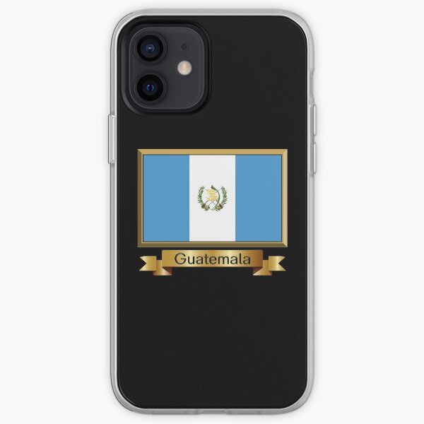Regalos, pegatinas y productos de la bandera de Guatemala - Nombrados Funda blanda para iPhone
