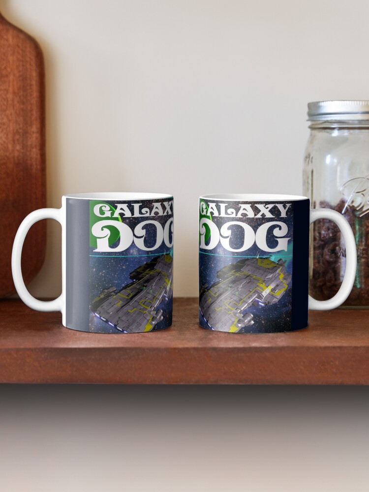 Thumbnail 2 of 6, Coffee Mug, Galaxy Dog Cover designed and sold by moonbug.