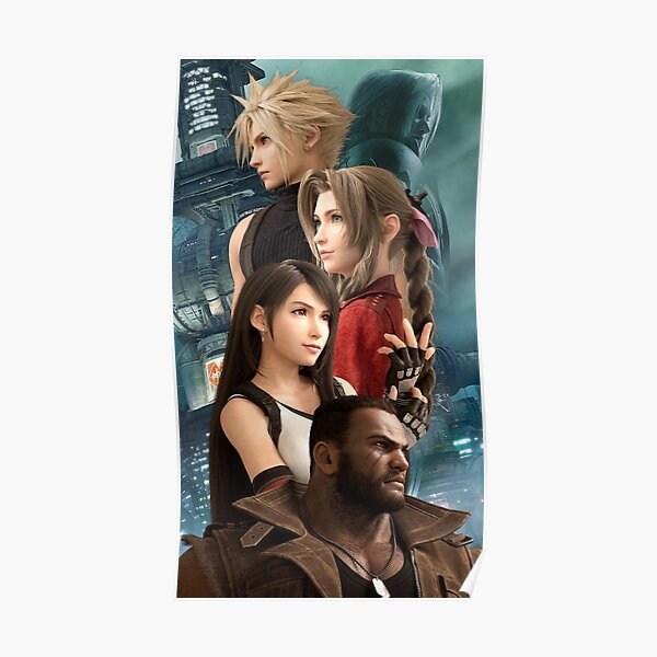 final fantasy vii remake poster