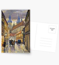 Prague Old Street Stupartska Postcards