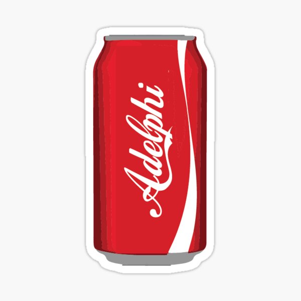Adelphi Cola Can Sticker
