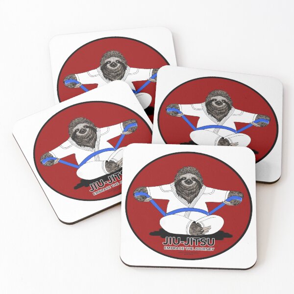 Item preview, Blue Belt Jiu-Jitsu Sloth  designed and sold by Alexis  Rosasco.