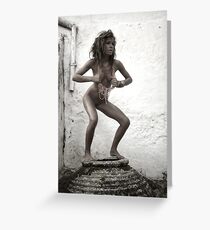 At the pirate house II Greeting Card
