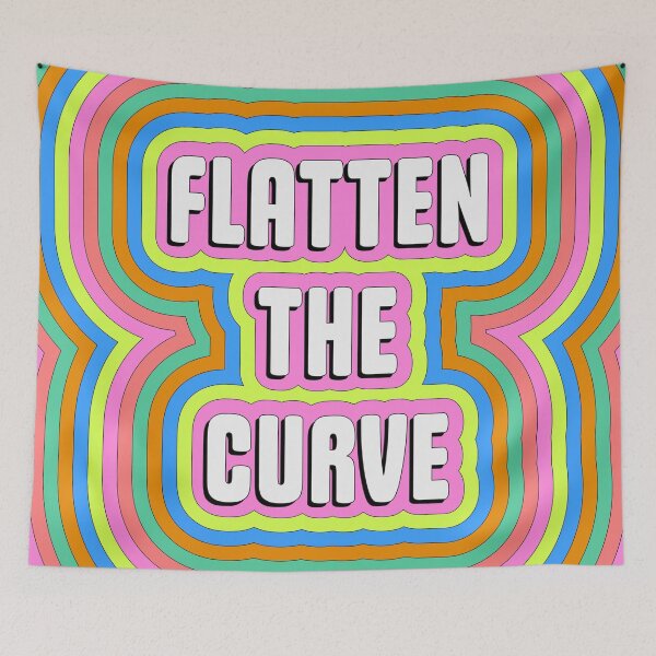 Item preview, Flatten The Curve designed and sold by lumographica.