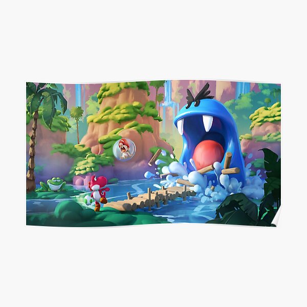The blue monster Poster