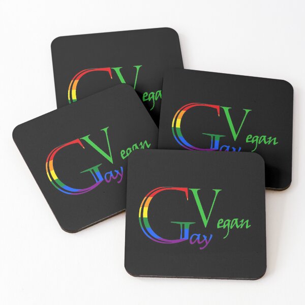 Item preview, vegan gay present, rainbow vegan pride, gift for vegans  designed and sold by tawscolors.