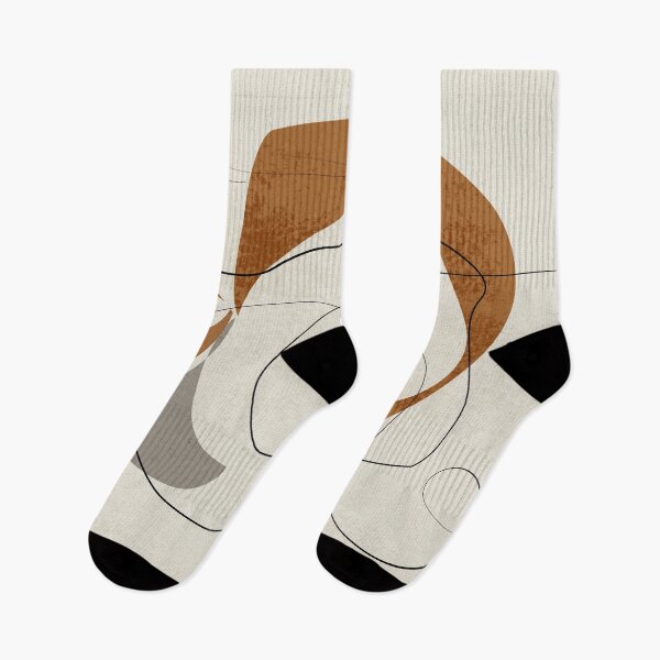 Item preview, Minimalist Abstract Art Shapes - Scribbles Terracotta 1 designed and sold by simplydesignart.
