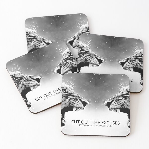 Item preview, Animal Motivation - Cut out the Excuses designed and sold by hiunlimit.