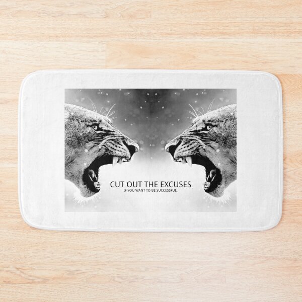 Item preview, Animal Motivation - Cut out the Excuses designed and sold by hiunlimit.