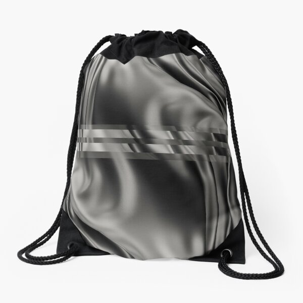 Textured Satin Drawstring Purse