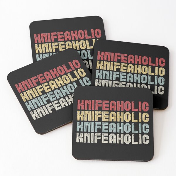 Item preview, Vintage Retro Knifeaholic Knife Collecting designed and sold by inkedtee.