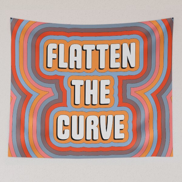 Item preview, Flatten The Curve designed and sold by lumographica.