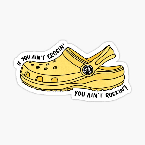 crocs shoe sticker